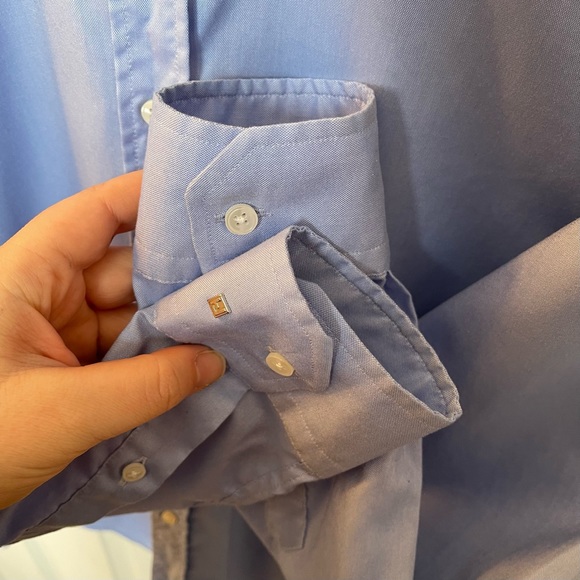 Ted Lapidus Paris Men’s Finest Cotton Dress Shirt - Picture 5 of 9